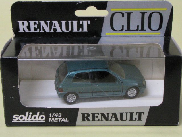 SOLIDO RENAULT CLIO 1 ルノー クリオ 緑メタ 箱付 1/43 フランス製