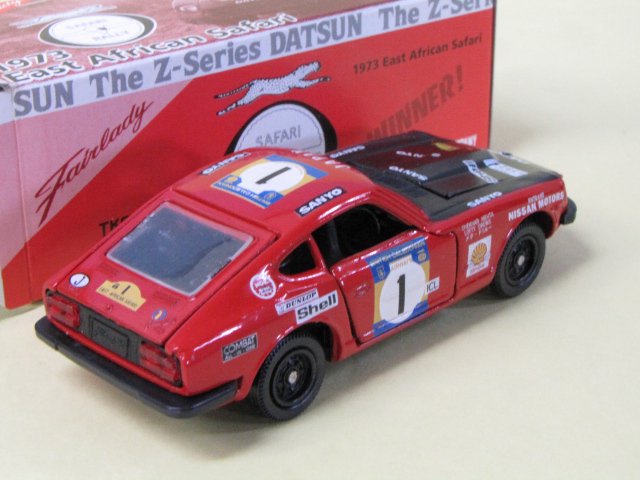 TOMICA DANDY DATSUN 240Z フェアレディ サファリラリー 箱付 1/45