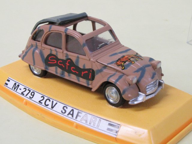 CITROEN 2CV(1966) サファリ柄 SOLID 箱あり - ミニカー