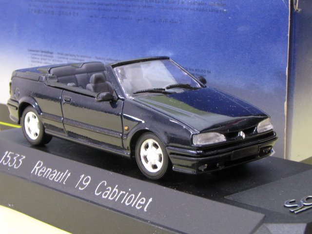 solido RENAULT 19 Cabriolet Ρ ֥ꥪ 1/43 ե