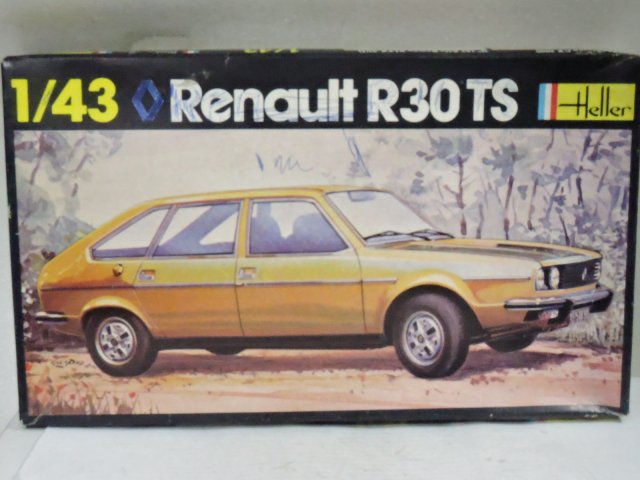 Heller Renault 30 ルノー 1/43プラモデル フランス製 GLEGRAND箱絵