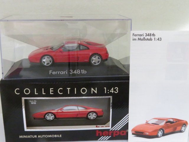 herpa Ferrari 348 tb フェラーリ 赤 箱付 1/43スケール - AUTOREVE