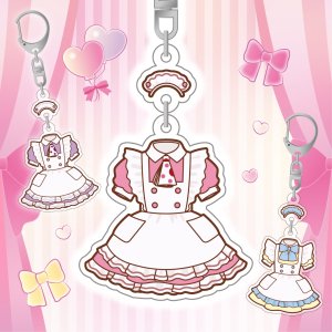 【1/28(日)発売】あっとほぉーむカフェ公式メイド服アクリルキーホルダー第二弾 - あっとほぉーむショップ