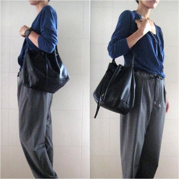 バッグ yu yucchino｜OTONA eco-bag レザーショルダーバッグS
