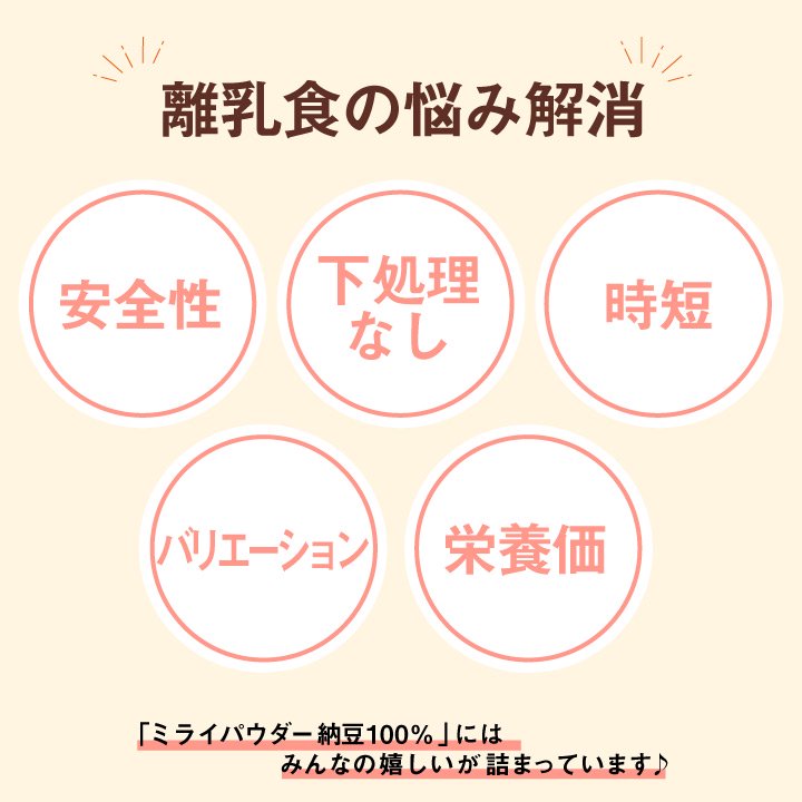 は自分にプチご褒美を 離乳食 納豆パウダー 40g フリーズドライ