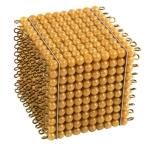 【専用出品】モンテッソーリ教具　金ビーズセット モンテッソーリ 教具 金ビーズ - メルカリ