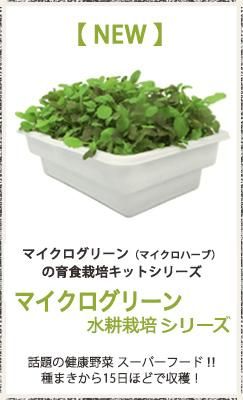 マイクログリーン水耕栽培シリーズ