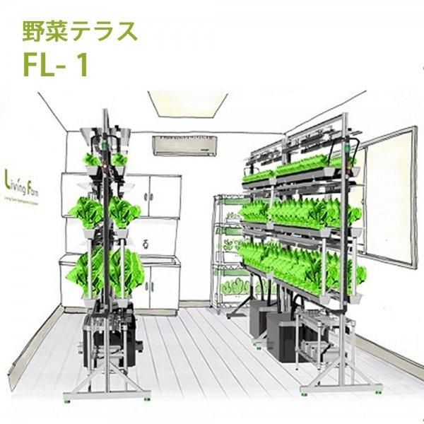 リビングファーム 流水型水耕栽培器 | 流水式水耕栽培機 野菜