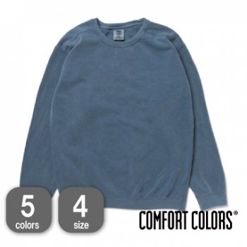 COMFORT COLORS9.5z ガーメントダイ クルーネック スウェットシャツ - オリジナルプリントTシャツの製作・作成 T-FREAK