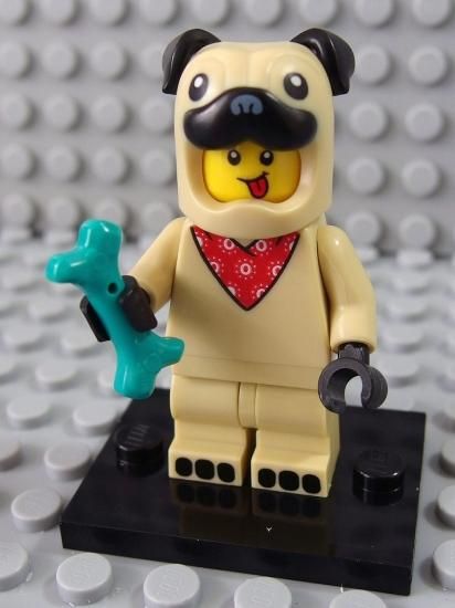 Pug Costume Guy_シリーズ21 - LEGO レゴ ミニフィグ専門店　フィグしま専科