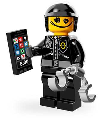 Scribble-Face Bad Cop_THE LEGO MOVIE - LEGO レゴ ミニフィグ