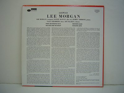 Morgan Lee/ Lee-Way/ Blue Note/ BST-84034/ stereo - 横浜 桜木町