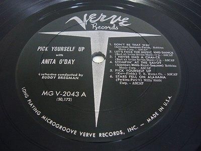 O'day Anita/ Pick Yourself Up/ Verve/ MGV-2043/ mono - 横浜
