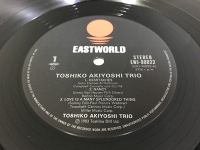 穐吉 敏子/ Toshiko Akiyoshi Trio/ Eastworld/ EWJ-90022/ stereo 