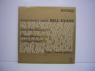 Evans Bill/ Everybody Digs Bill Evans/ Riverside/ RLP-12-291/ mono