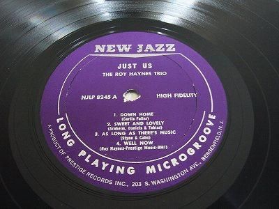 Haynes Roy/ Just Us/ New Jazz/ NJLP-8245/ mono - 横浜 桜木町