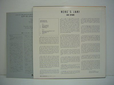 Byard Jaki/ Here's Jaki/ TOSHIBA / LPJ-80034/ stereo - 横浜 桜木町