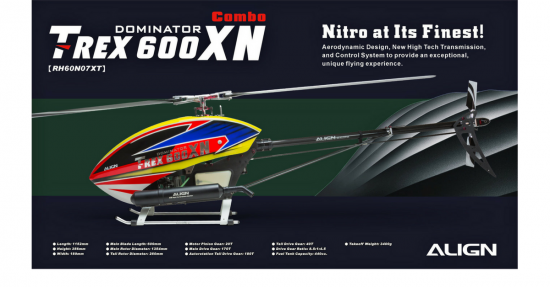 T-REX600XNコンボ - ALIGNラジコンヘリu0026DJIドローンの専門店「RC AIRFRAME（RCエアフレーム）」