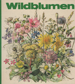 イラストで見るドイツの野の花 Wildblumen 旅する本屋 古書玉椿 北欧など海外の手芸本 絵本 フォークロア雑貨