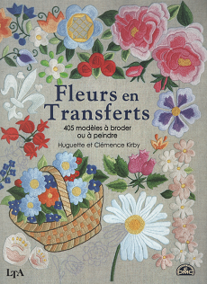 フランスの花刺繍のパターン集 Fleurs En Transferts 旅する本屋 古書玉椿 北欧など海外の手芸本 絵本 フォークロア雑貨