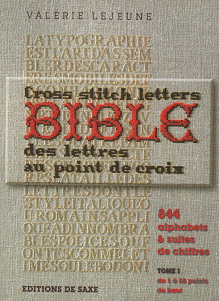 クロスステッチバイブル フランスのアルファベット図案集 Cross stitch 