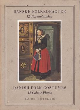 デンマークの民族衣装 Danish Folk Costumes 旅する本屋 古書玉椿 北欧など海外の手芸本 絵本 フォークロア雑貨