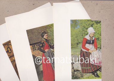 デンマークの民族衣装 Danish Folk Costumes - 旅する本屋 古書玉椿 