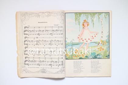 超希少】1918年 Ottilia Adelborgスウェーデンの大判楽譜絵本