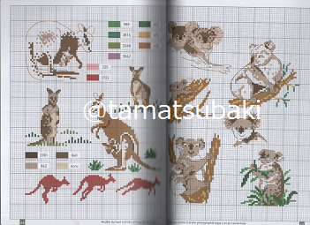 クロスステッチで描く世界の動物たち Animaux Du Monde 旅する本屋 古書玉椿 国内外の手芸関連の古本と新刊の専門店 クロスステッチで描く世界の動物たち Animaux Du Monde 旅する本屋 古書玉椿 国内外の手芸関連の古本と新刊の専門店