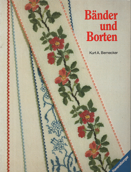 ドイツのリボンのための可愛いクロスステッチ図案集 Bander Und Borten 旅する本屋 古書玉椿 北欧など海外 の手芸本 絵本 フォークロア雑貨