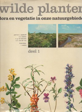 オランダの大型植物図鑑 Wild planten flora en vegetatie in onze natuurgebieden deel 1 -  旅する本屋 古書玉椿 国内外の手芸関連の古本と新刊の専門店