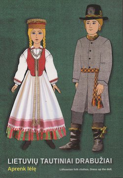 リトアニア 紙人形の民族衣装 Lietuviu Tautiniai Drabudziai 旅する本屋 古書玉椿 北欧など海外の手芸本 絵本 フォークロア雑貨