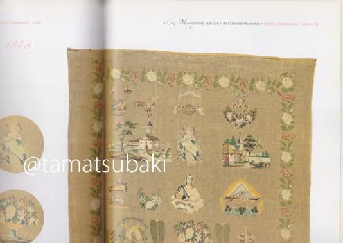 アンティークサンプラーからのクロスステッチ図案集 Les