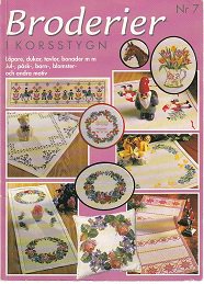 スウェーデンのクロスステッチ専門誌 Broderier I KORSSTYGN Nr.7 - 旅する本屋 古書玉椿 国内外の手芸関連の古本と新刊の専門店