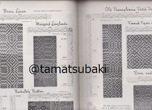 A HANDWEAVERS PATTERN BOOK 手織り専門書