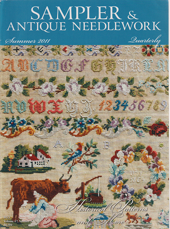 クロスステッチの季刊誌 Sampler & Antique needlework 2011 summer