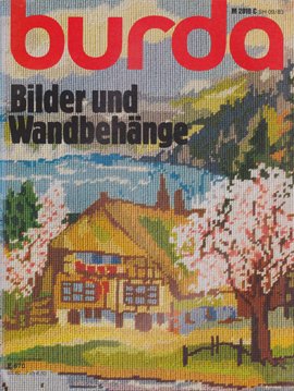 ドイツの手芸専門誌 burda 670 Bilder und Wandbehänge - 旅する本屋 