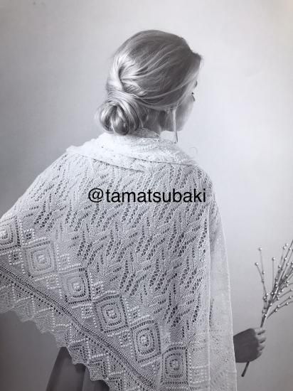 エストニアのハープサル・レースのショール Square Haapsalu Shawls