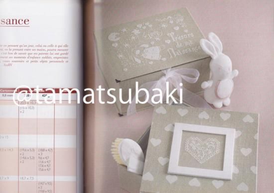 クロスステッチのカルトナージュ | パターン集 - 旅する本屋