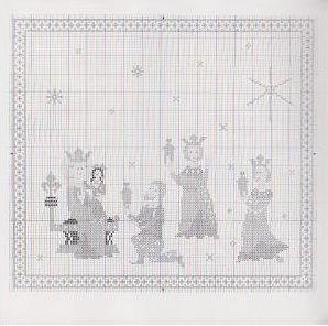 フレメ クリスマスのクロステッチ図案集 Counted Cross stitch designs
