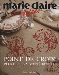フランスのクロスステッチ図案集 marie claire idees POINT DE CROIX
