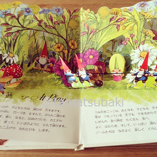うごくえほん 森の小人 ノーム Gnomes - 旅する本屋 古書玉椿 国内外の手芸関連の古本と新刊の専門店