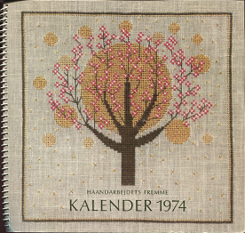 デンマーク・フレメのクロスステッチカレンダー 1974年 - 旅する本屋