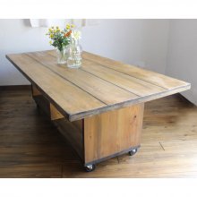 カフェテーブル - アンティーク風無垢材家具・雑貨 什器 オーダー 