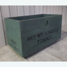 アンティーク風無垢材 フタなし・木製BOX・木箱・収納箱・おもちゃ箱 