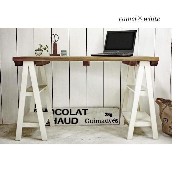 サリュ　Salyu 机　デスク　作業台　アンティーク風　家具 サリュ Salyu 机 デスク 作業台 アンティーク風 家具