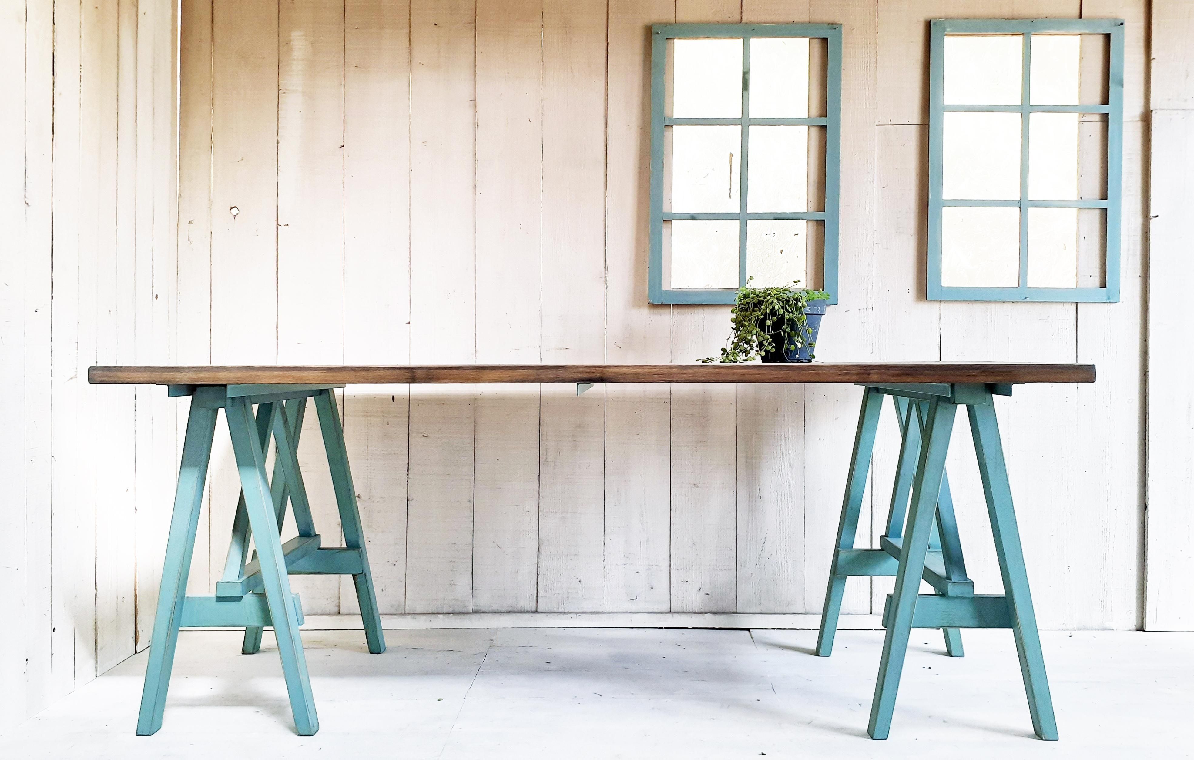 木製♦職人仕上げ彫刻テーブル♦発送不可♦仙台引き取りのみ Dining Table Making ①】 From Separate Cedar Boards to a