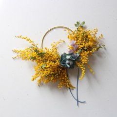 mimosa wreath #01