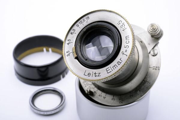 Leitz Elmar 50mm F3.5 LEITZ シリアルNo,15万台-