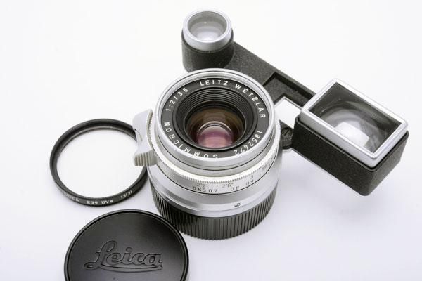 LEICA ライカ Summicronズミクロン 35mmF2 8枚玉 M メガネ付 - ライカ 